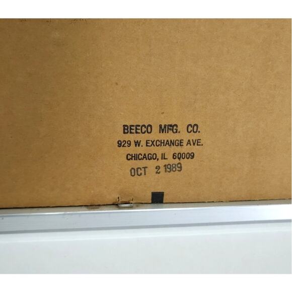 Bud Dry Mirror Bar Sign Budweiser Anheuser-Bush Beer Vintage 1989 USA Man Cave - Picture 6 of 13